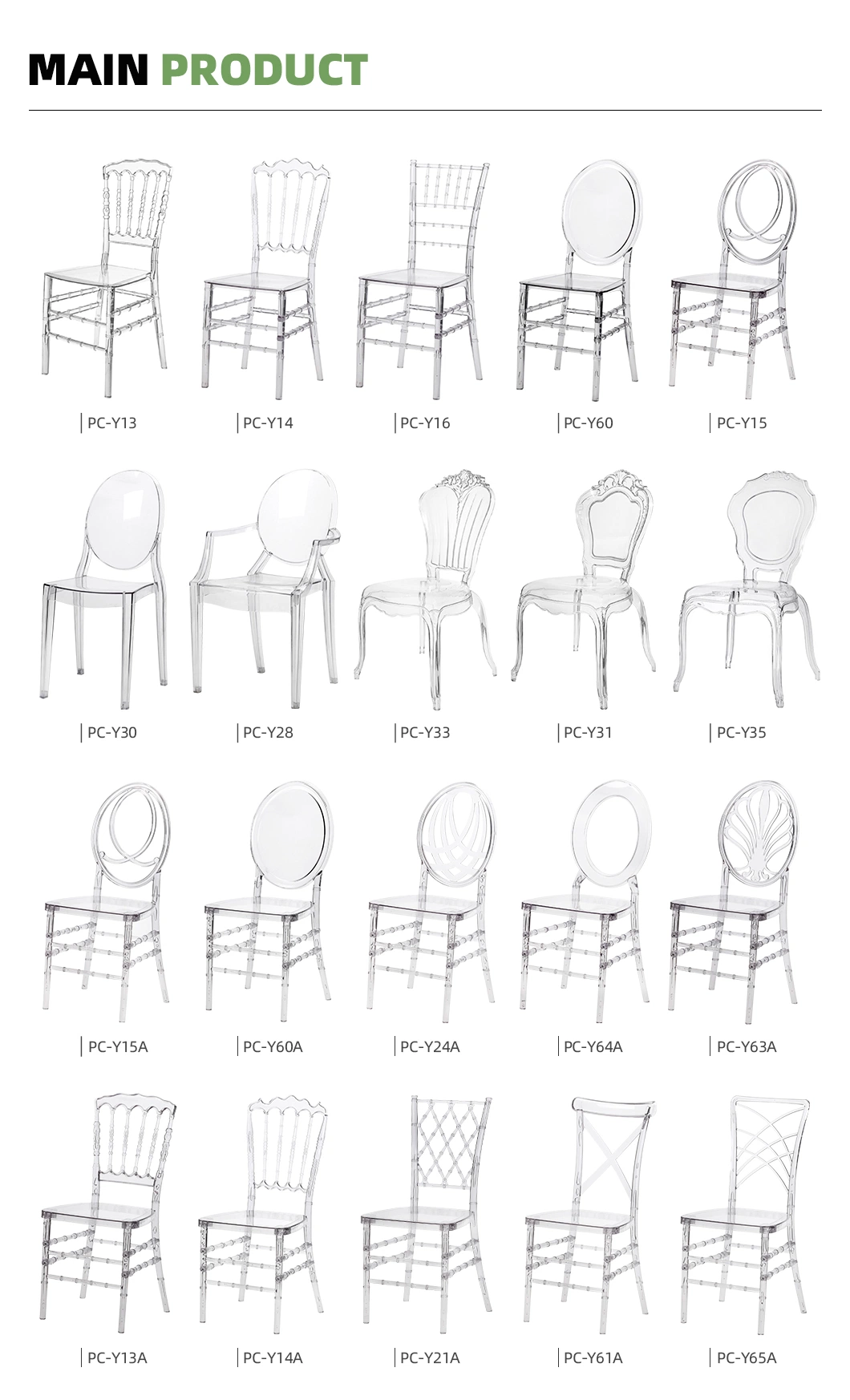 Acrylic Resin Plastic Kd Design Crystal Phoenix Event Wedding Chiavari Chair