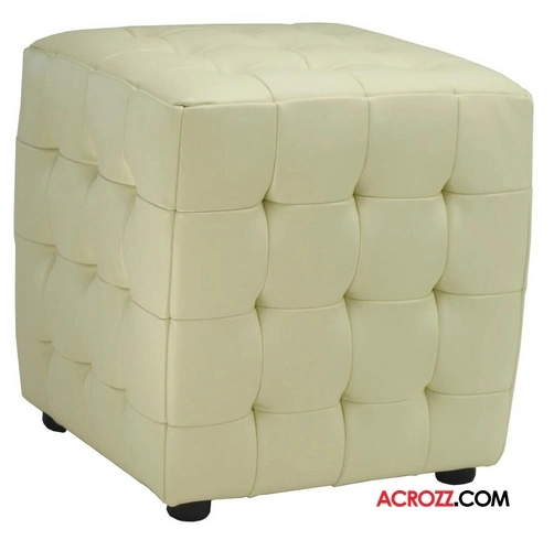 Party Furniture Leather Cube Stool Ottoman