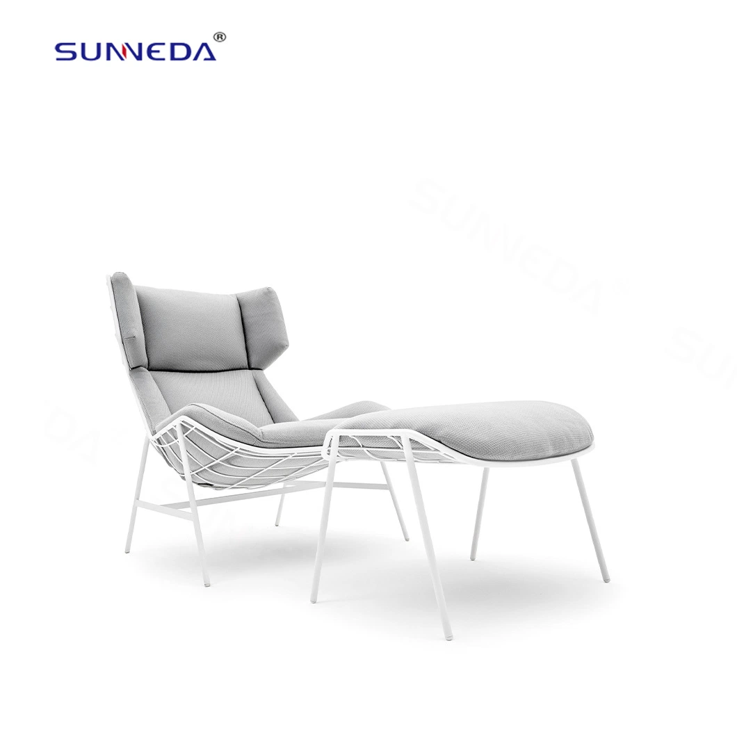 Luxury Hotel Modern Design Patio Furniture Set Aluminum Outdoor Dining Chair Durable Garden Sofa