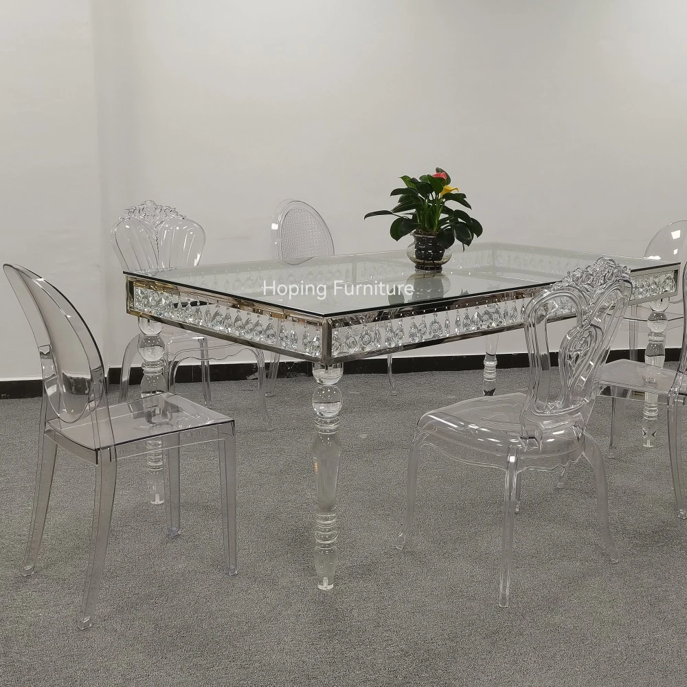 Restaurant Banquet Furniture Plastic Chiavari Tiffany Napoleon Banquet Milky White Black Clear Resin Crystal Acrylic Bella Princess Wedding Dining Chair