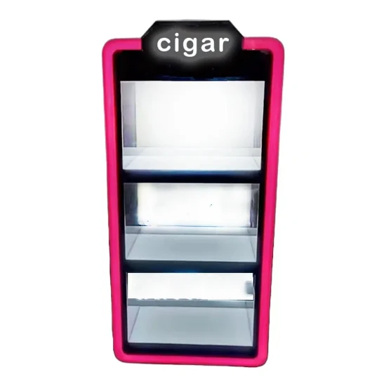 LED-Licht Kommerzieller Counter Top Humidor Vape E